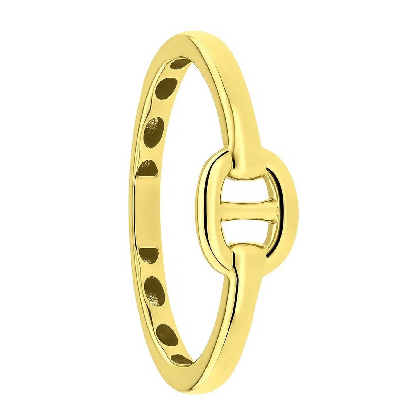 Mariner Link Style Ring in 14K Yellow Gold